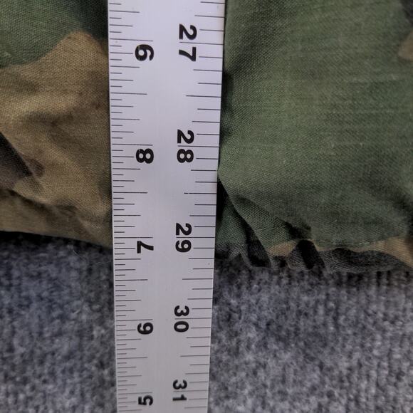 U.S. Military Cold Weather Coat W/ Liner Woodland Camo Green Brown SZ XL Vintage - Picture 6 of 16